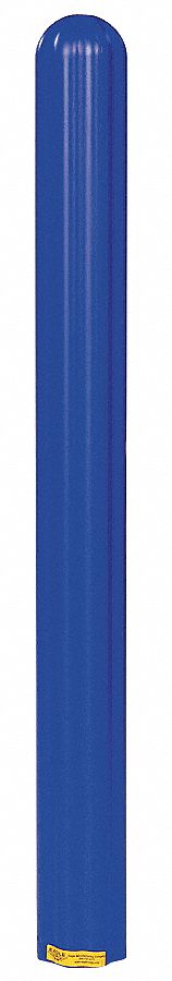 Post Sleeve, Ribbed, H56In, OD5.75In, Blue