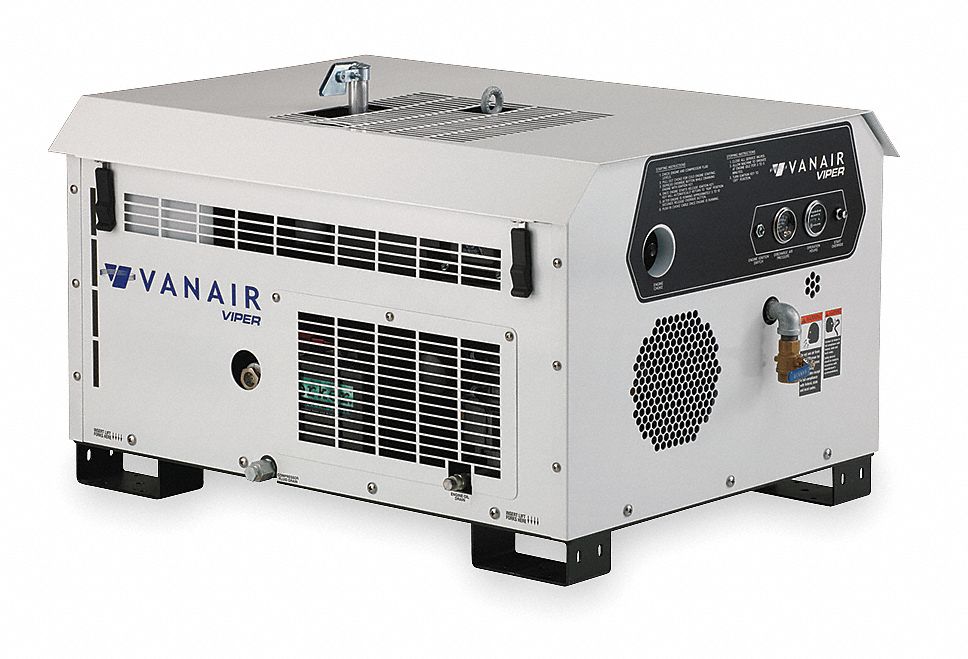 Portable Air Compressor, 25 HP, Kohler