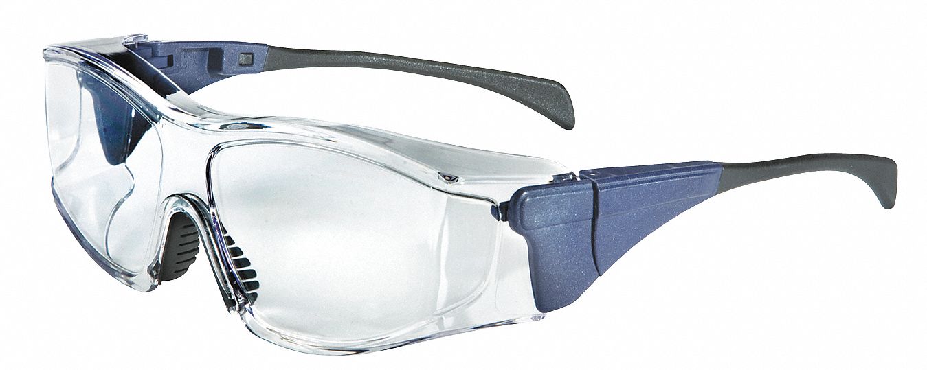 Safety Glasses, Clear, Scratch-Resistant