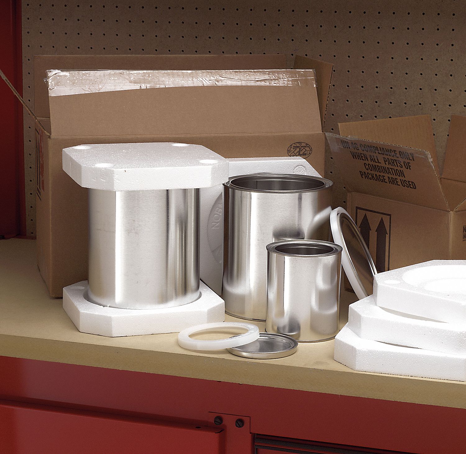Shipping Box, Single-Wall, For Paint Cans