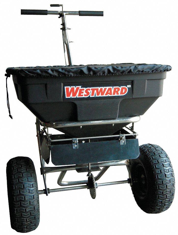 Broadcast Spreader, 125 lb., Pneumatic