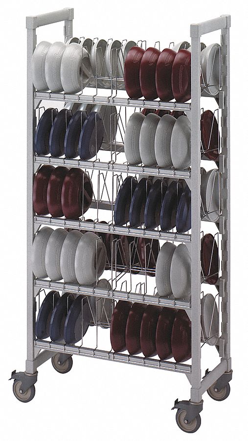 Drying & Storage Cart, 75InH, 18InW, 36InD