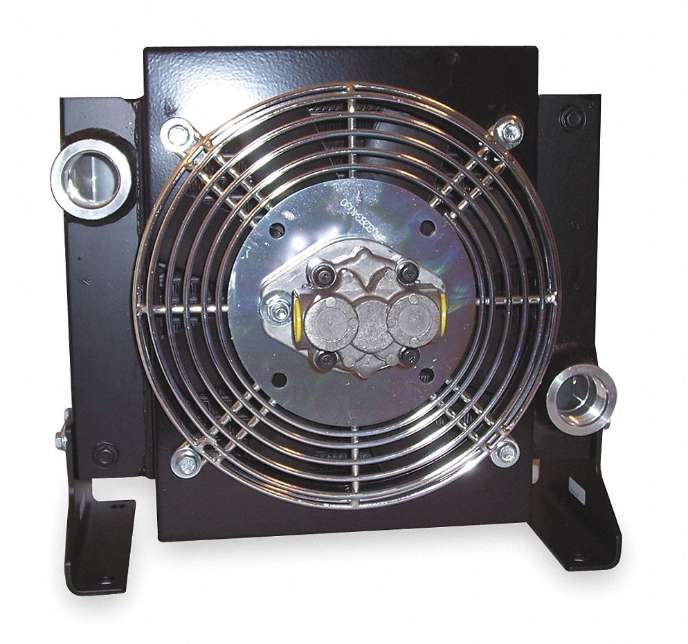 Oil Cooler, w/Hydraulic Motor, 8-80 GPM