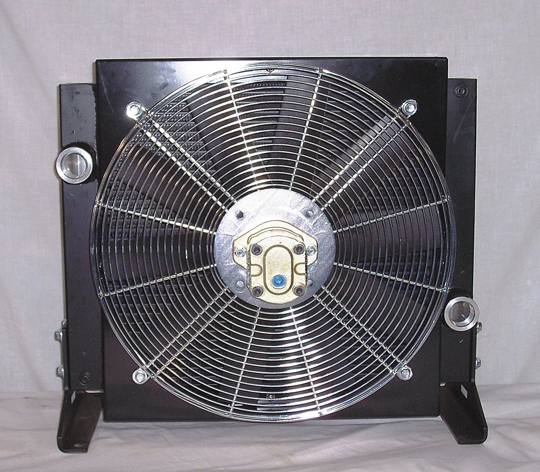 Oil Cooler, w/Hydraulic Motor, 8-80 GPM