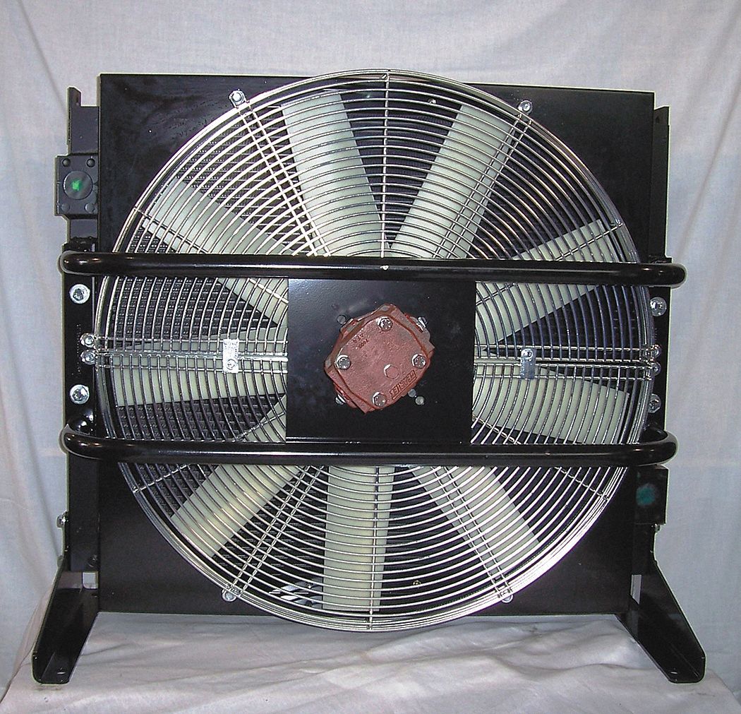 Oil Cooler, w/Hydraulic Motor, 20-200 GPM