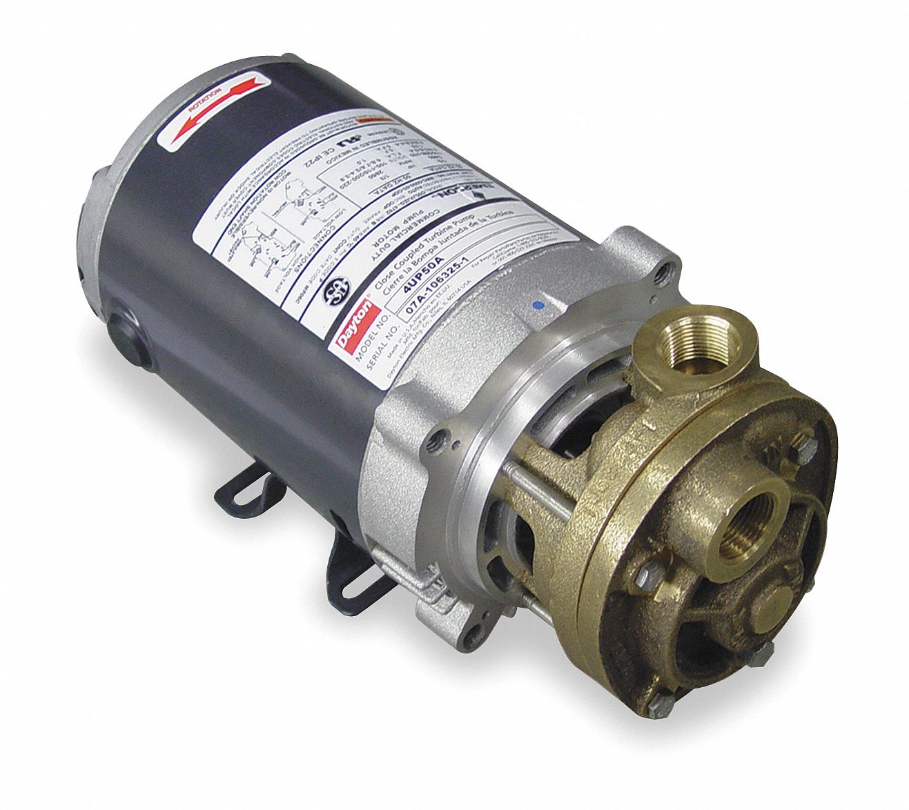 Pump, Turbine, 1/2 HP