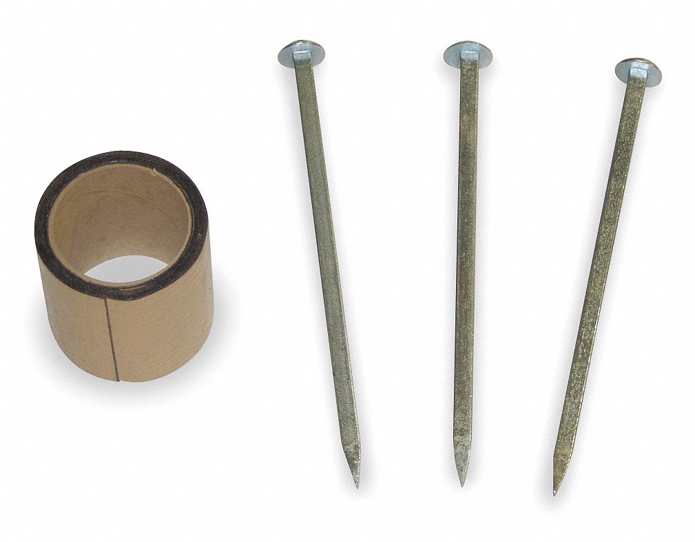 Asphalt Install Kit, 12.5 In L Car Stop