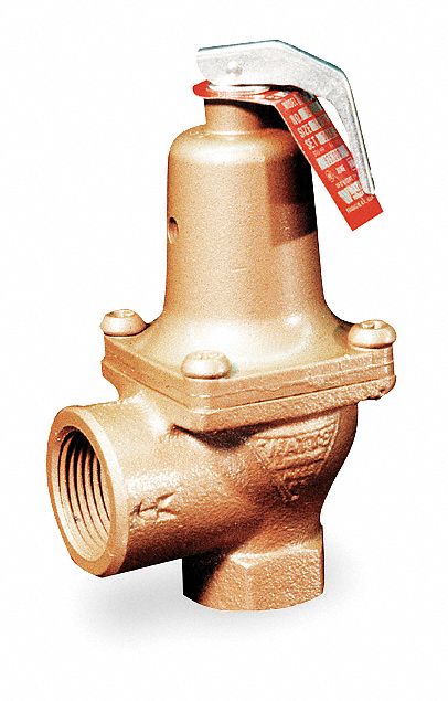 Safety Relief Valve, 1 In, 125 psi, Bronze