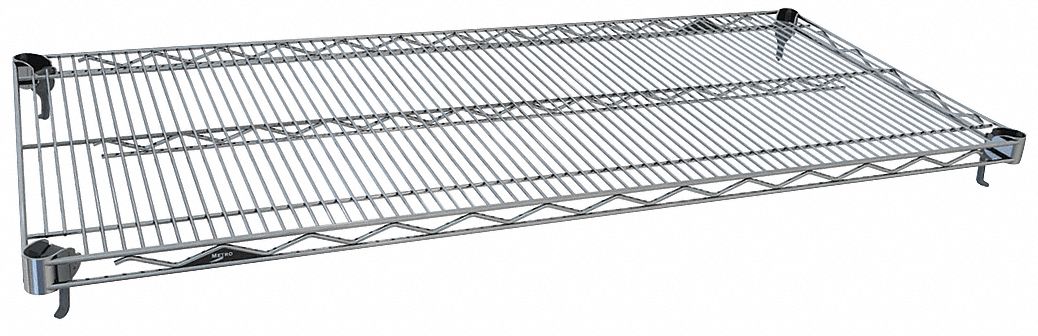 Wire Shelf, 60 W x 18 in. D, PK 5