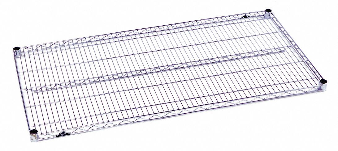 Wire Shelf, 1-1/8 H x 24 W x 36 in. D, PK5