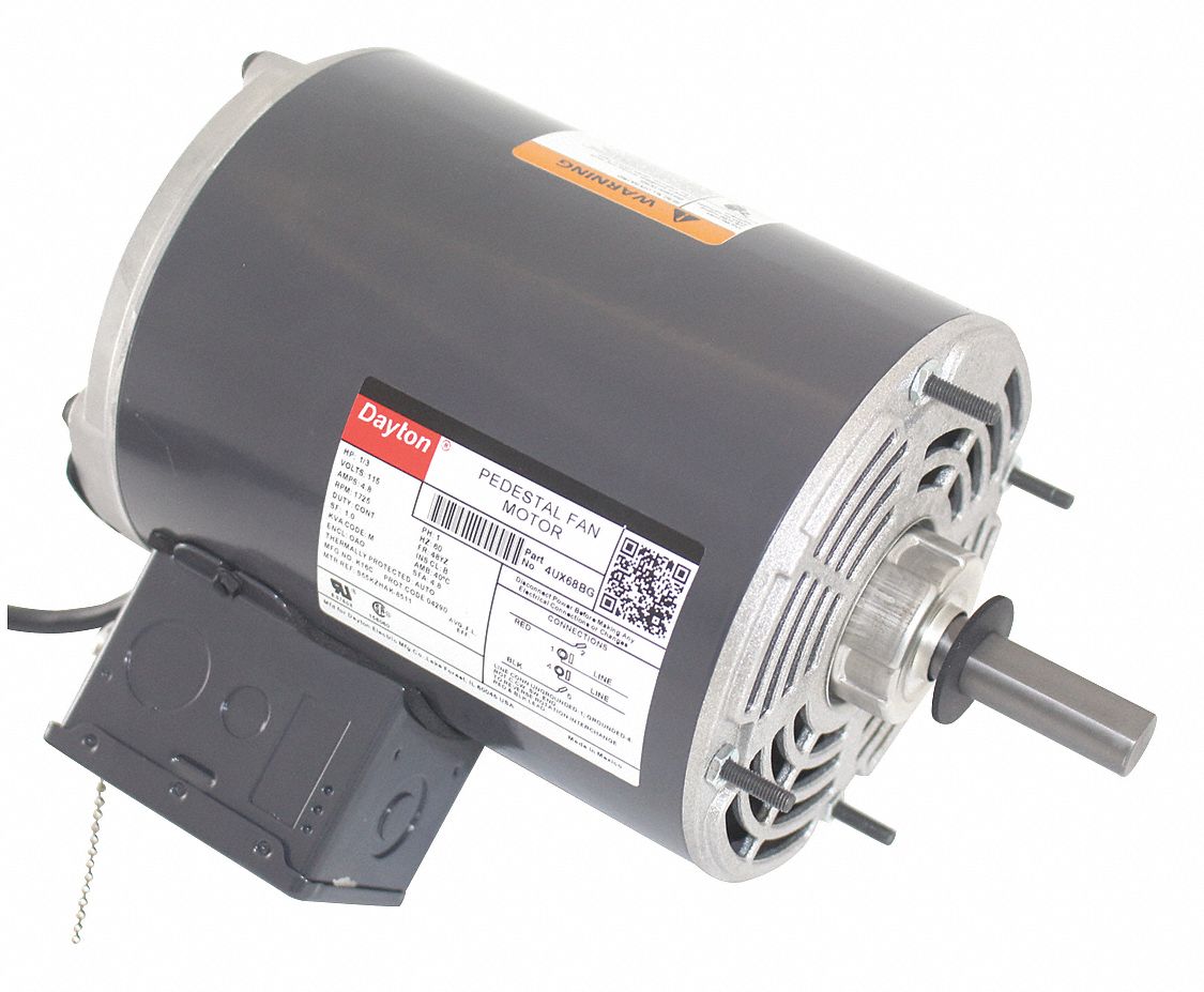 Fan Motor, Split-Ph, 1/3 HP, 1725, 115v.48YZ