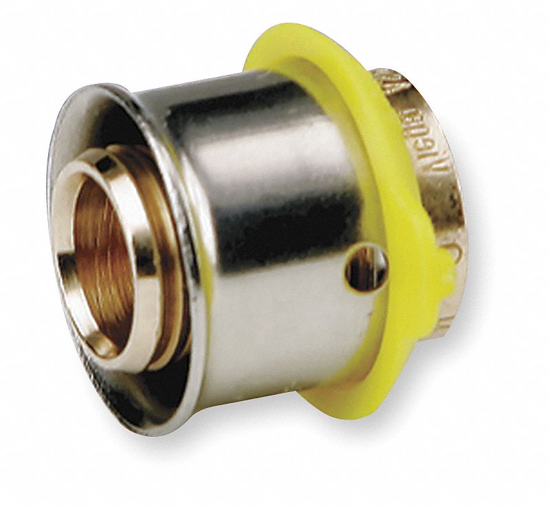 Test Plug, PEX, 1/2 In, Bronze