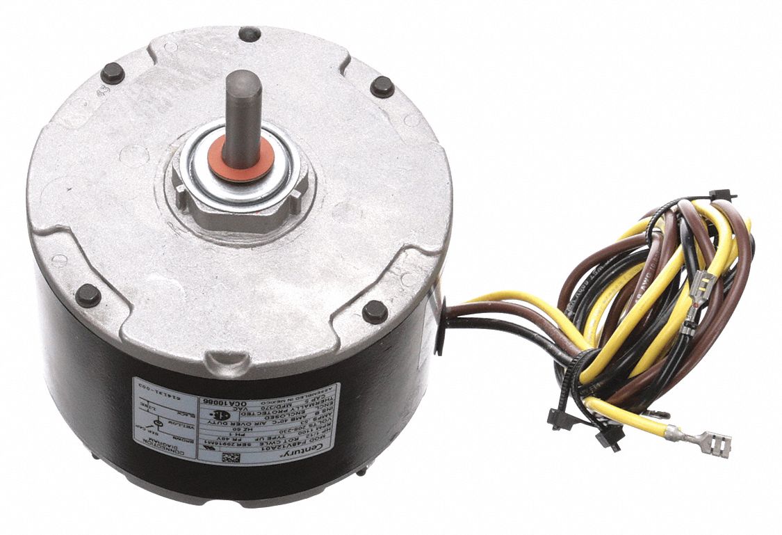 Mtr, PSC, 1/12hp, 1100rpm, 208-230V, 48Y, TENV