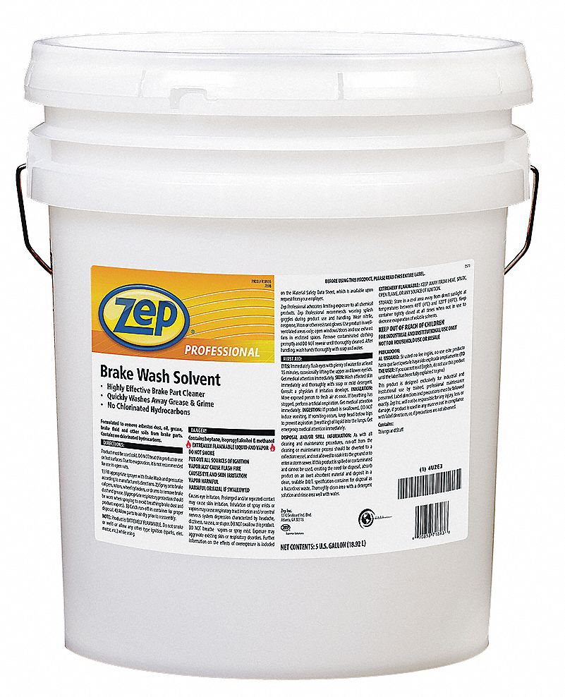 Brake Wash Solution, 5 Gal, Pail