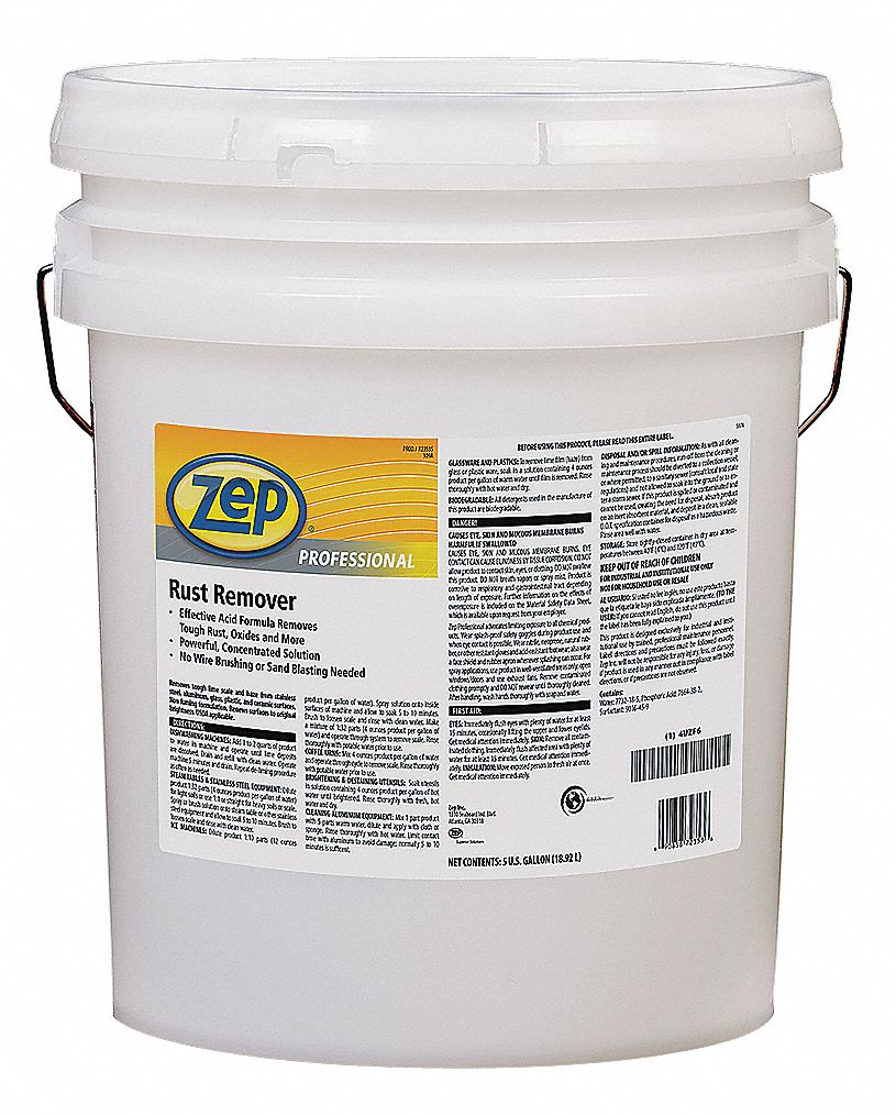 Rust Remover, Amber, 5 Gal.