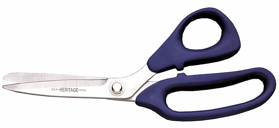 Bent Trimmer, 9 In. L, 3-1/4 L of Cut, SS