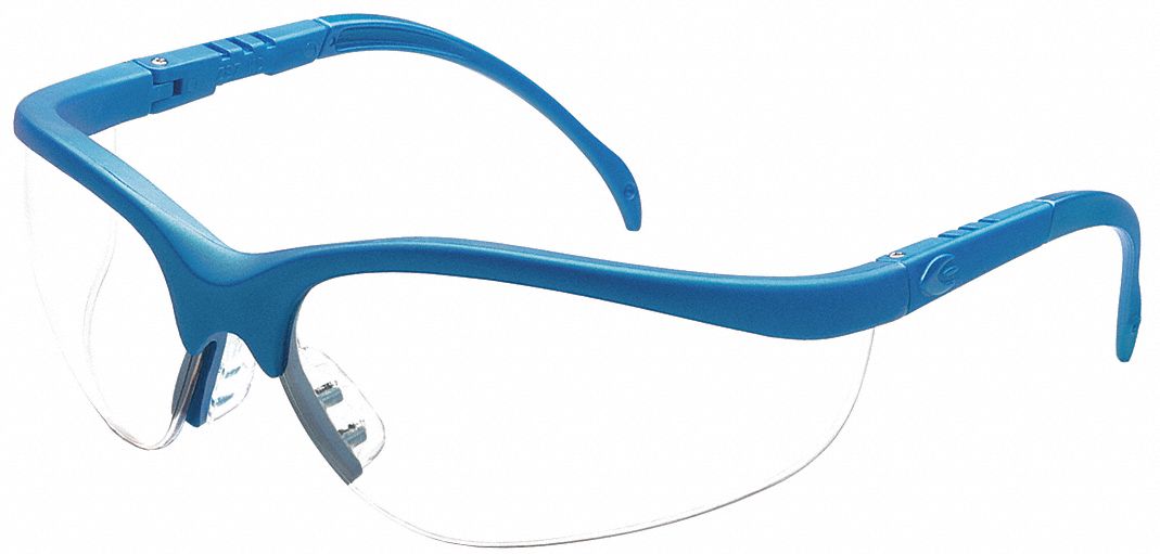 Safety Glasses, Clear, Scratch-Resistant