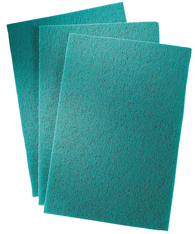 Sanding Hand Pad, Alum. Oxide, Green, VF