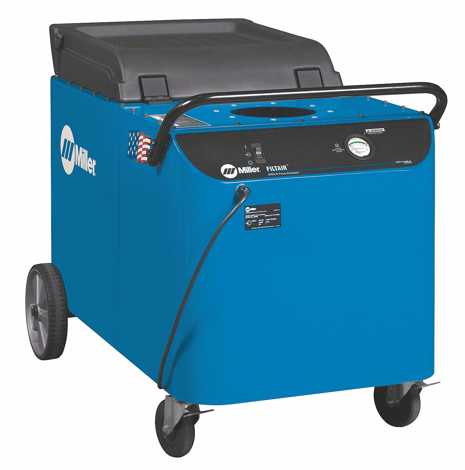 Fume Extractor, Air Flow 875 CFM, MERV 15