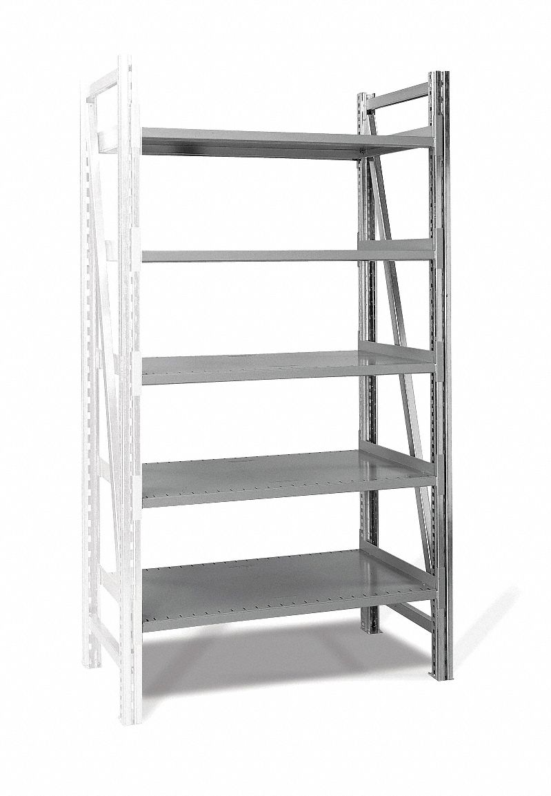Boltless Shelving Add-On, 48x24, 5 Shelf