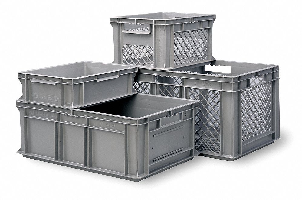 Container, Plastic Gray