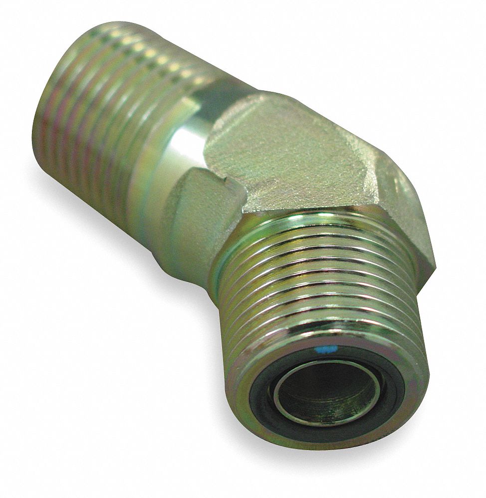 Hose Adapter, ORS to MNPT, 11/16-16x1/4-18