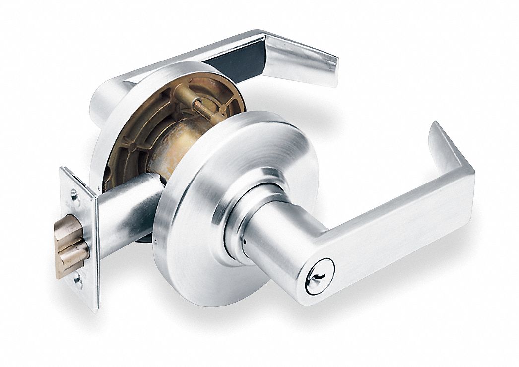 Lockset, Lever, Chrome
