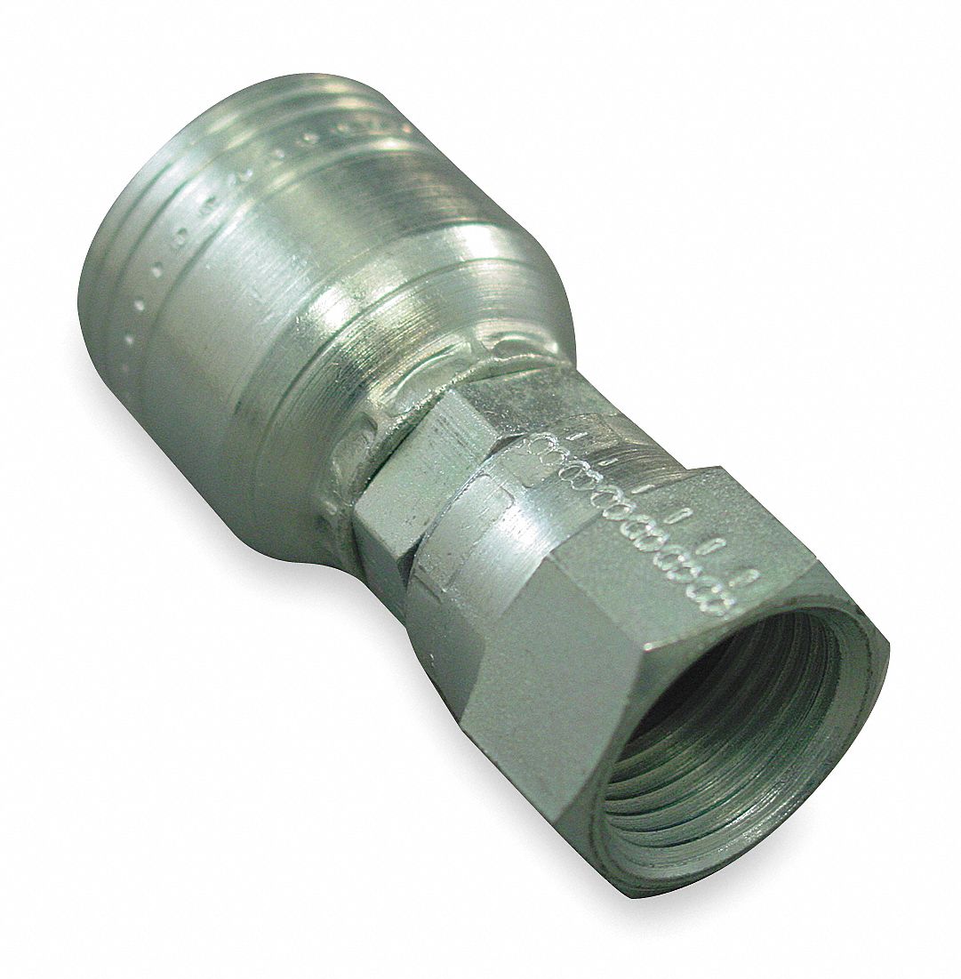 Fitting, Straight, 3/8 In Hose, 7/16-20 JIC