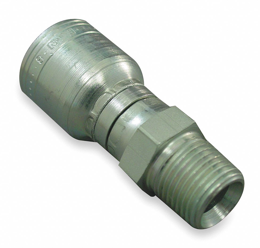 Fitting, Straight, 1/4 In Hose, 1/4-18 NPT