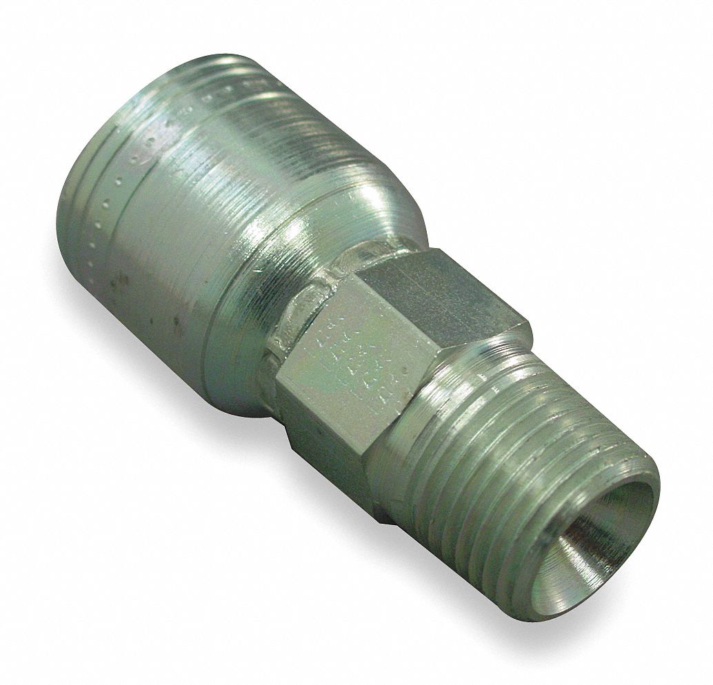 Fitting, Straight, 1/4 In Hose, 3/8-18 NPT