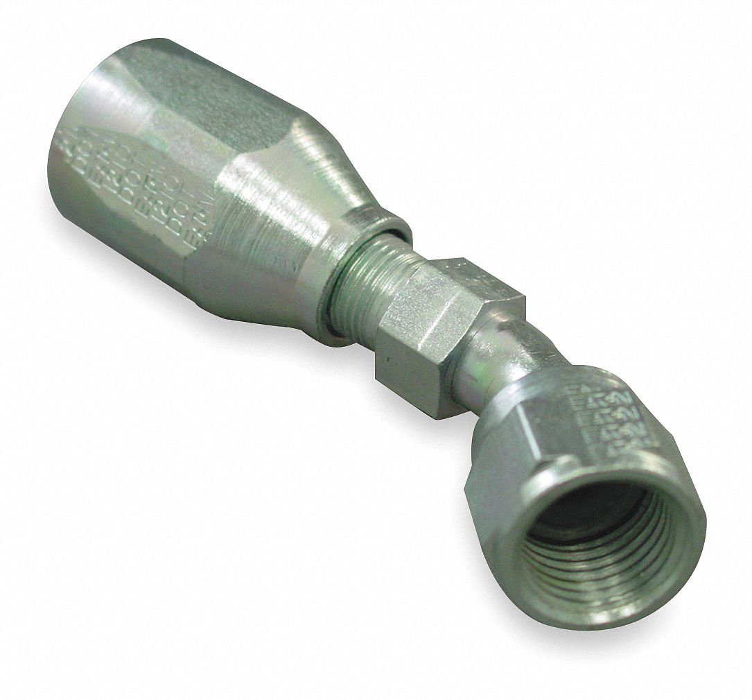 Fitting, 45 Deg, 3/16 In Hose, 7/16-20 JIC