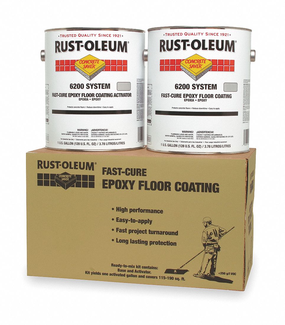 6200 Floor Coating Kit, Dunes Tan, 1 gal