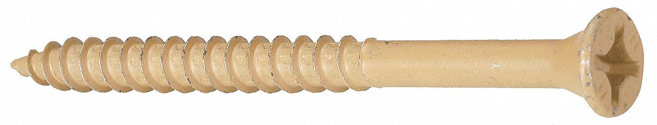 Wood Screw, Flat, 9x2 L, PK 495