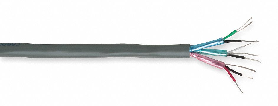 Control Cable, 22 AWG, 2 Conductors, 7/30