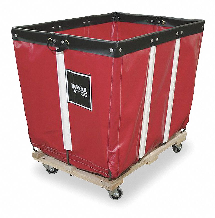 Basket Truck, 6 Bu. Cap., Red, 30 In. L
