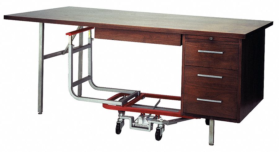 Desk Mover, 600 lb., 23 In. D, 32 In. W