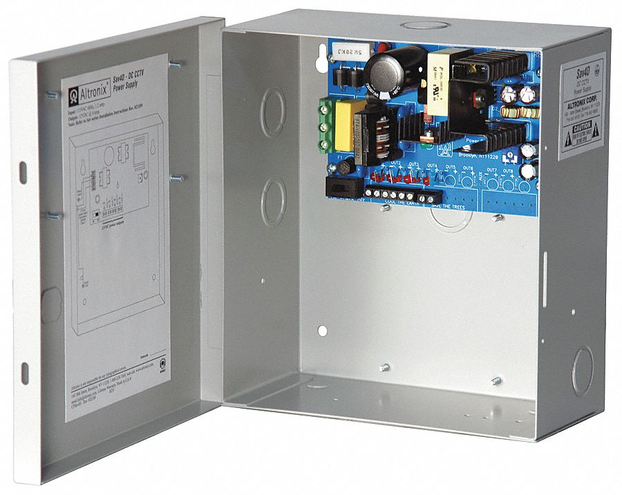 Power Supply, CCTV DC, 12VDC/6A