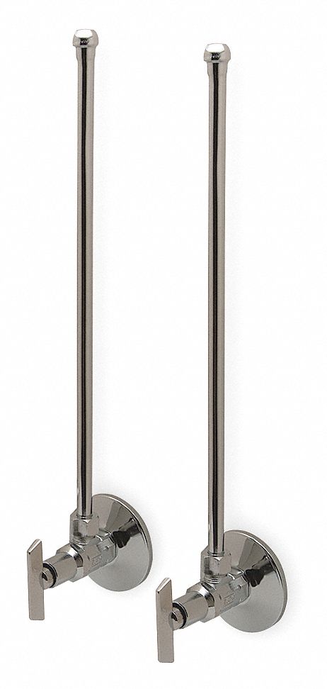 Lavatory Supply Stop, 3/8 IPS x 3/8 OD