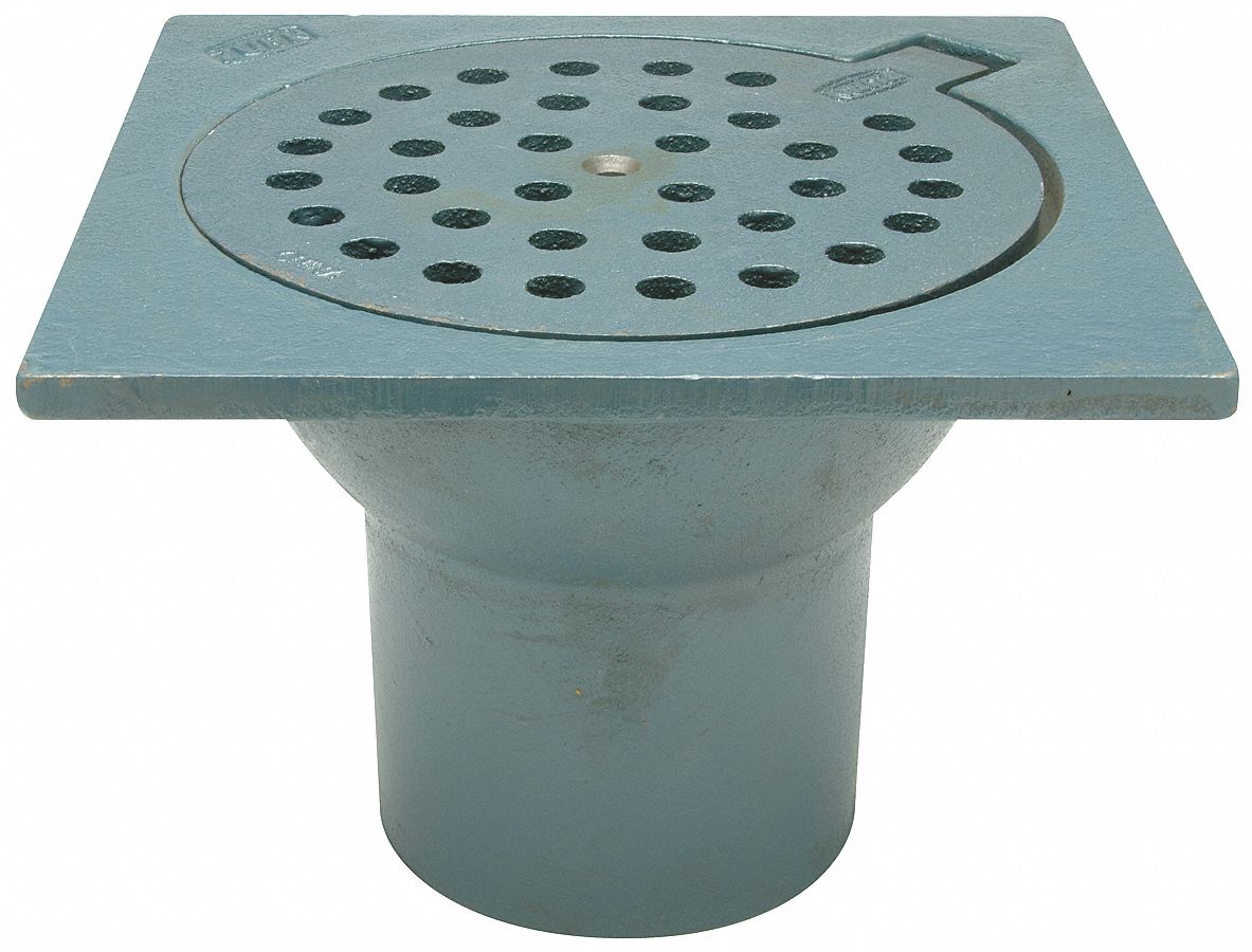 Cellar Floor Drain, Pipe Dia 3 In