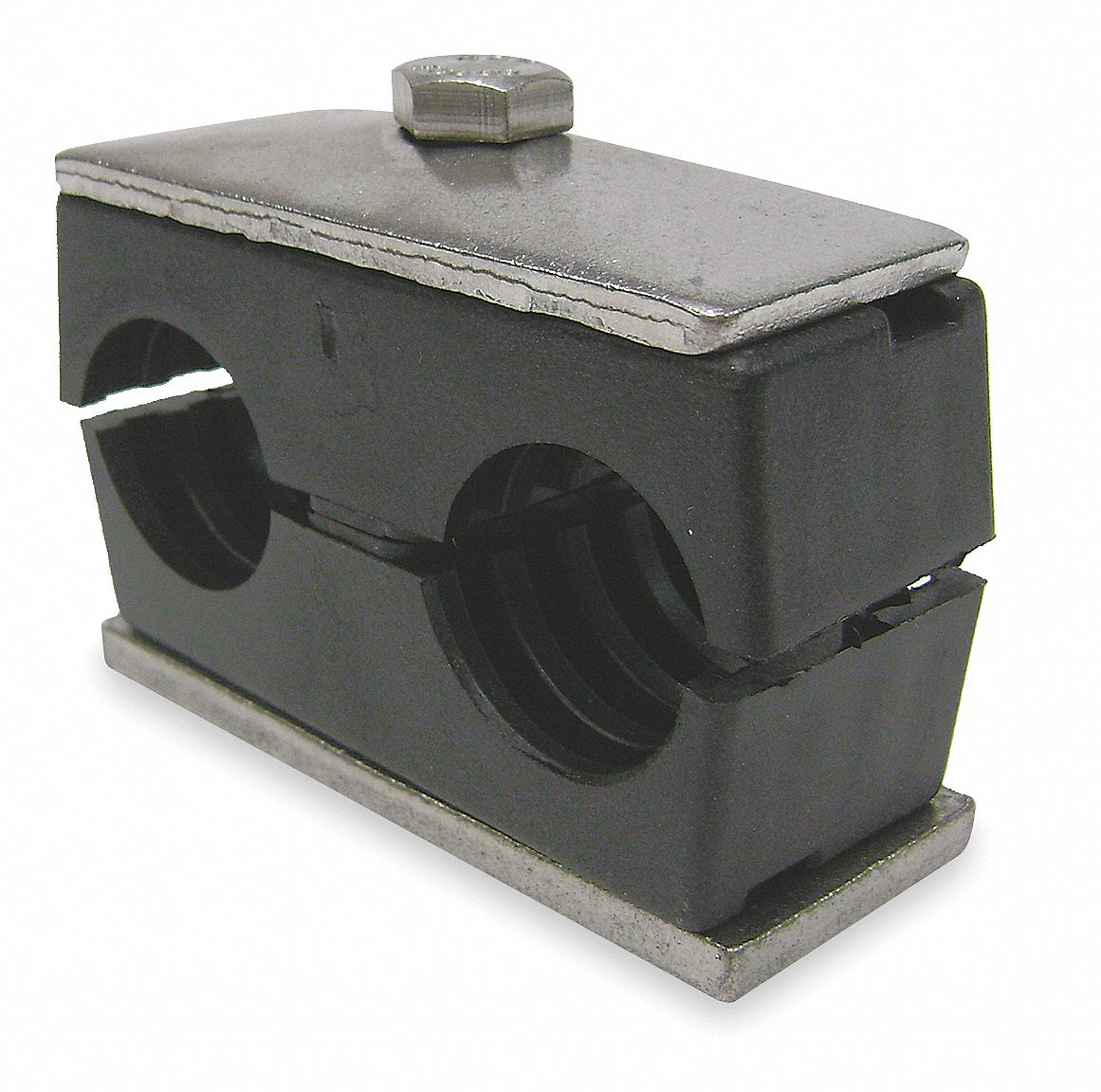Tube Clamp Kit, Tube 1/2 In, Zinc-Plated