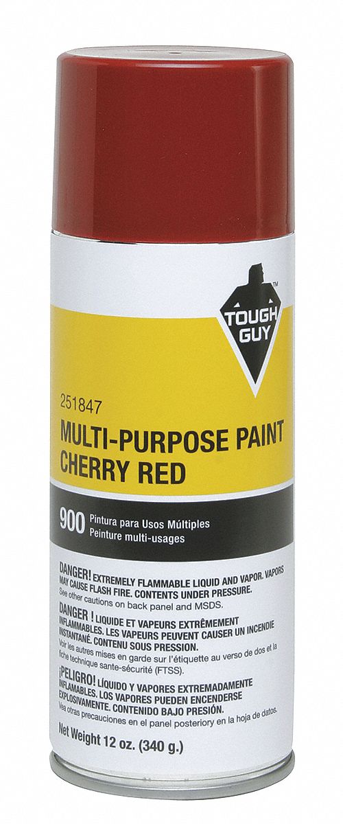 Spray Paint, Cherry Red, 12 oz.