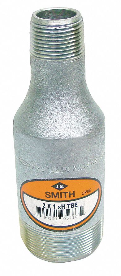 Nipple, Extra Heavy Concentric Swage, 2 In