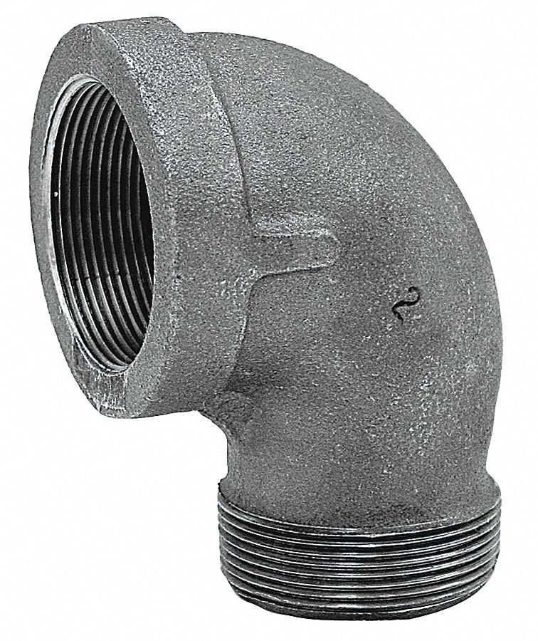 Street Elbow, 90 Deg, 1/8 In, NPT, Iron