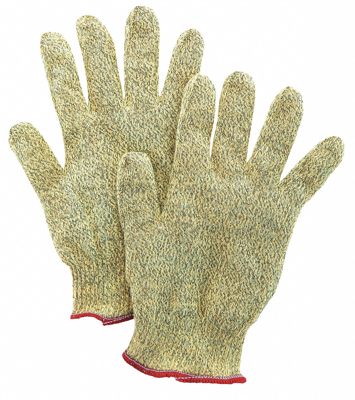 Cut Resistant Gloves, Yellow/Black, XL, PR
