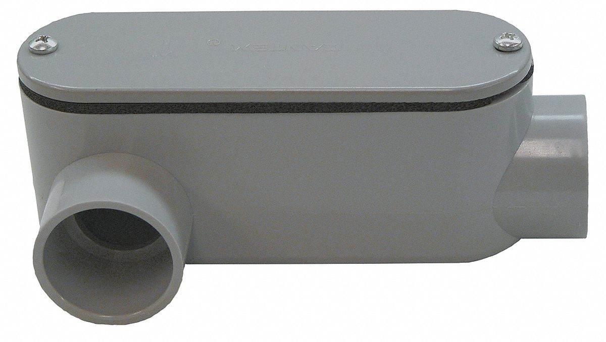 Conduit Body, LR, 3/4In. Hub Size, PVC