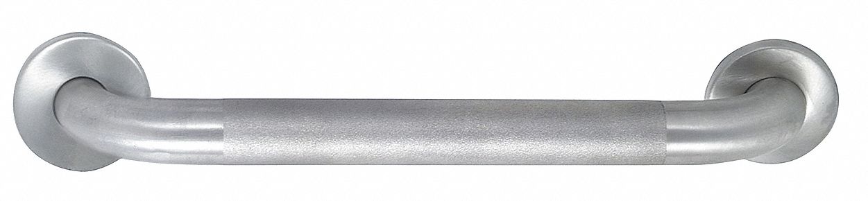 Str Grab Bar, Textured, 48 In L, 1-1/4 Dia