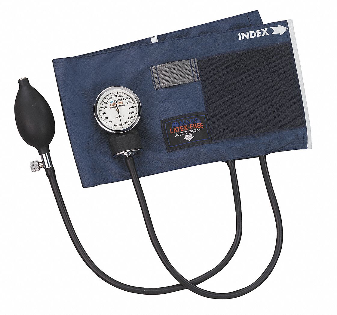 Precision LF Aneroid Sphyg Lg Adult Blue