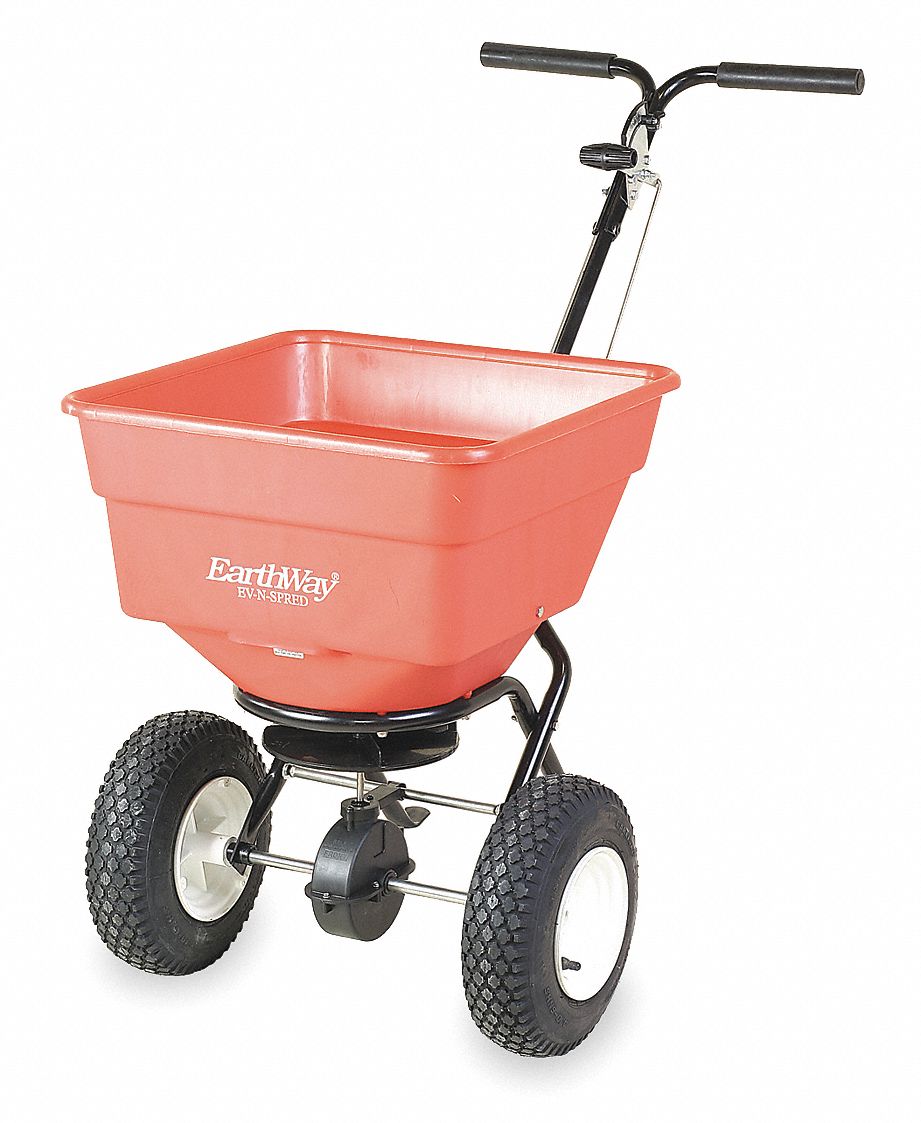 Broadcast Spreader, 100 lb., Pneumatic