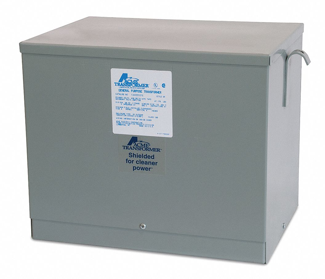 Transformer, 208Y/120V Output, 9kVA
