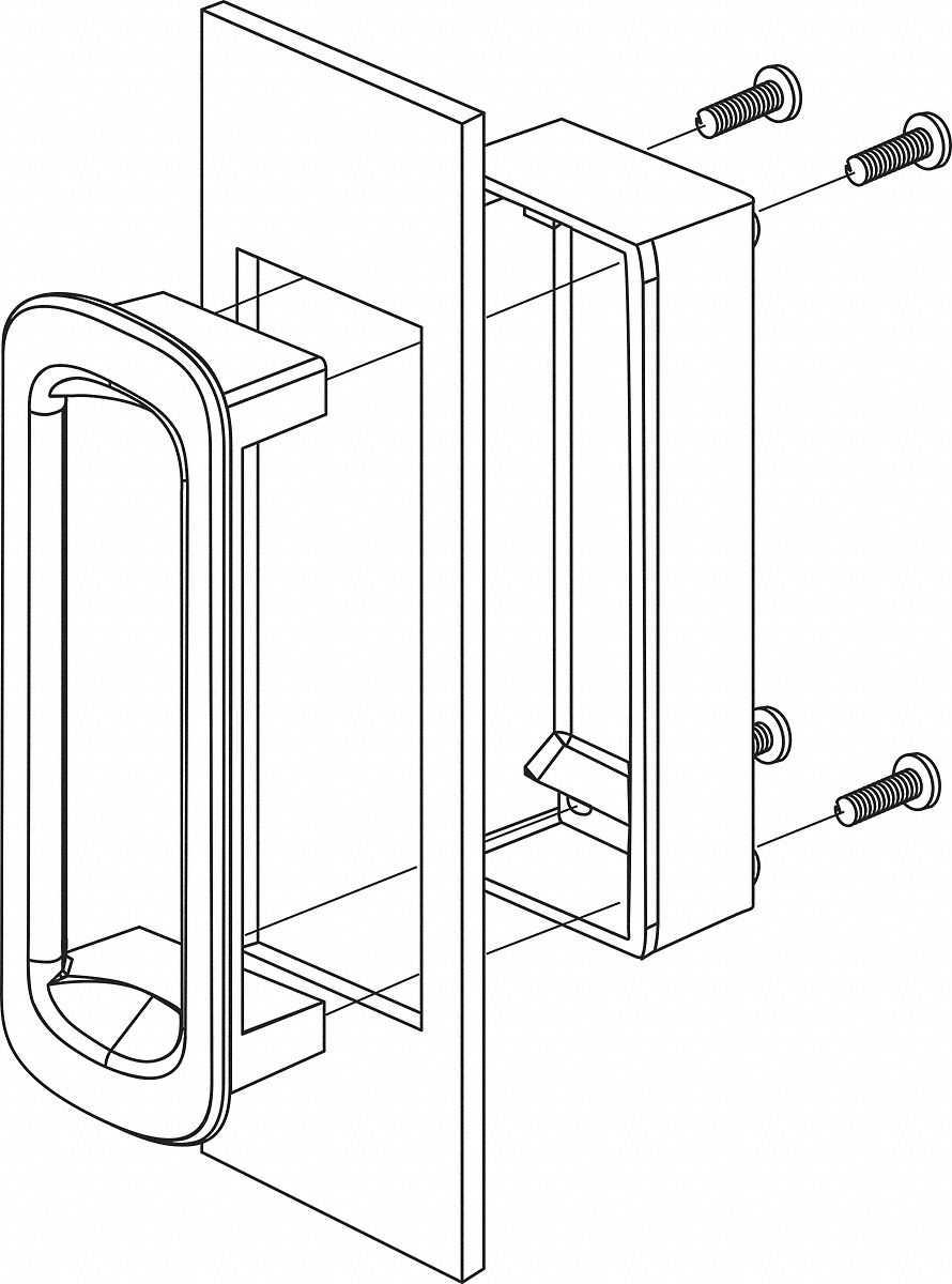 SLIDING TRAY HANDLE